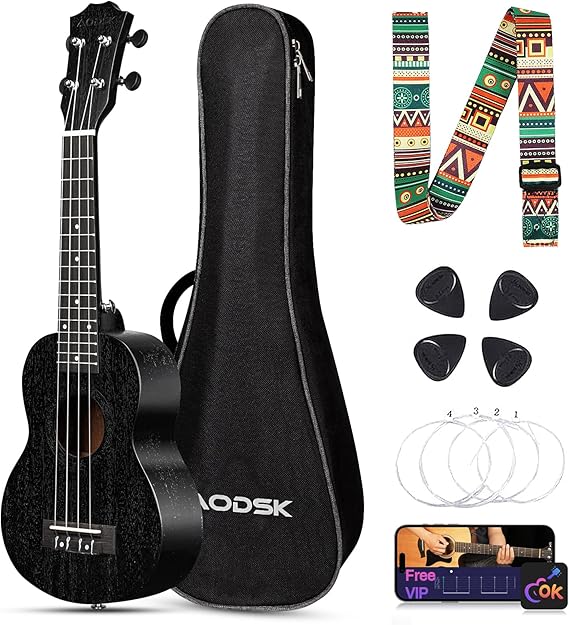 Yamaha Ukulele 24 Inc Concert Size With Bag And Picks