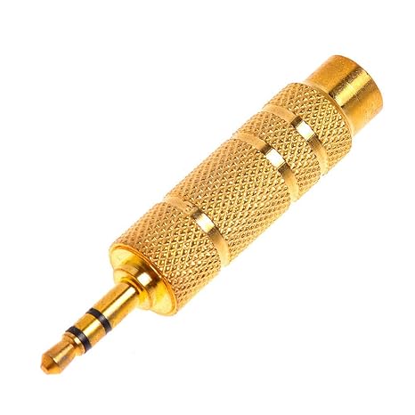 Copper Core 3.5 to 6.5 mm and 6.5 to 3.5 audio adapter pickups guitar accessories Converter