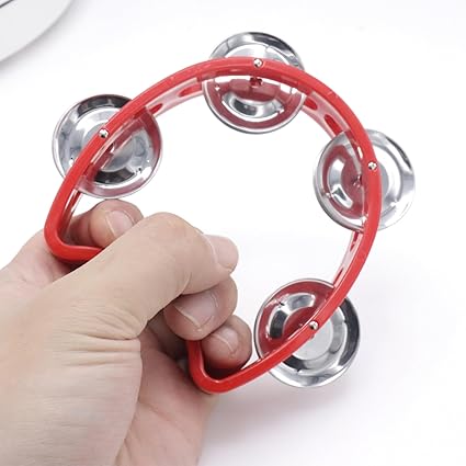 Khartal Hand Taal musical Instrument (Pack Of 1 pcs )- Multi Color