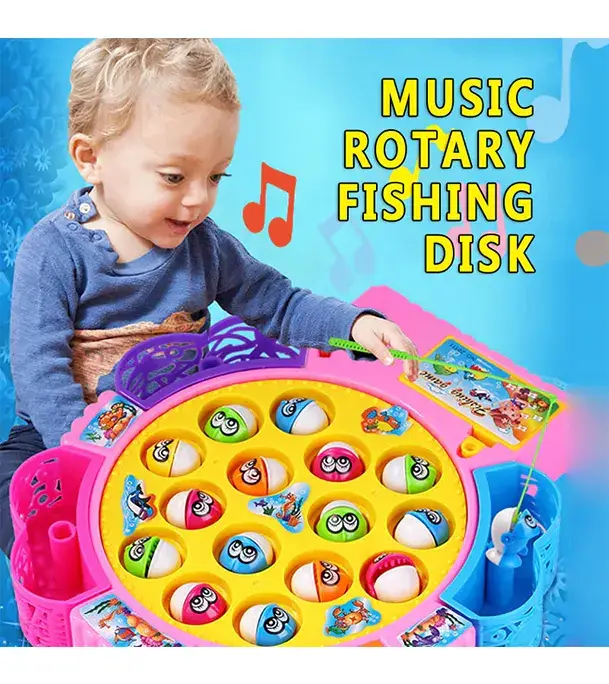 Fishing Board Game Toy Set for Kids Fish Shape Board